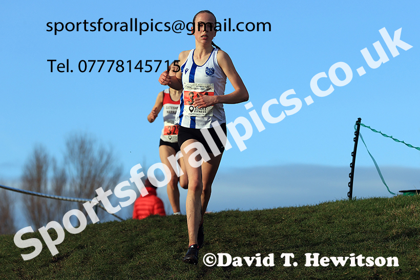 Girls under-15s 2024 NECAA Cross Country Champs., Temple Park, South Shields. Photo: David T. Hewitson/Sports for All Pics